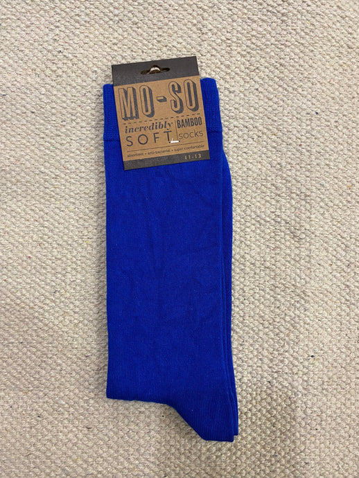 Men's Moso Socks (Blue/11-13)