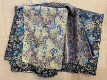 Recycled Silk Sari Scarf Online Blue