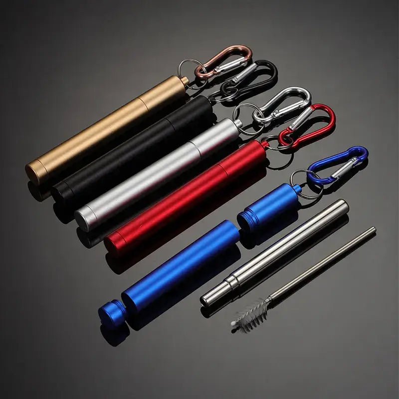 Foldable Straw - Silver