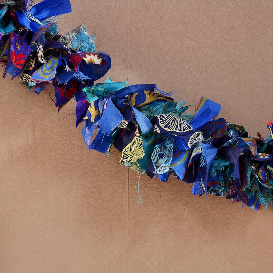 colorful fabric decoration,