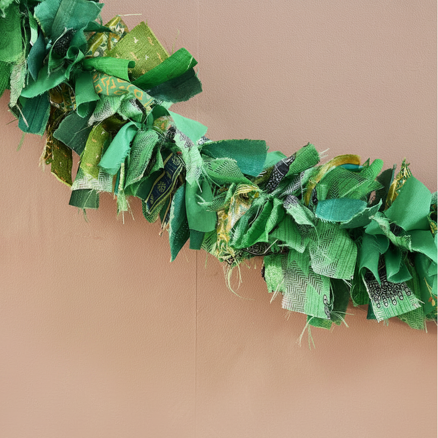 Decorative green garland