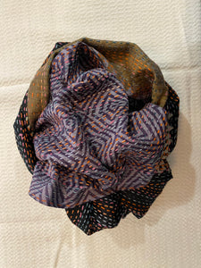 Recycled Silk Sari Scarf Online Neutrals