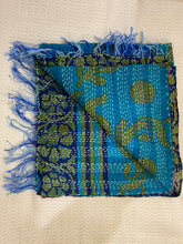 Recycled Silk Sari Scarf Online Turquoise