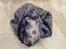 Recycled Silk Sari Scarf Online Blue