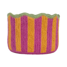 Braided Jute Tulip Basket