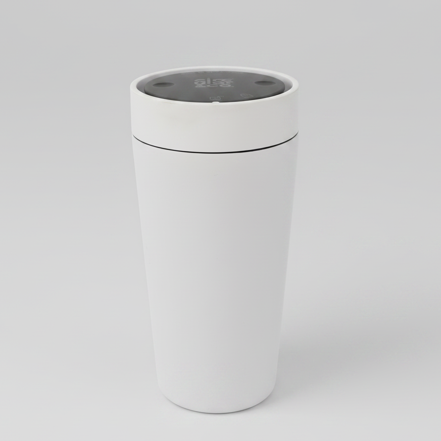 stainless steel white thermal travel cup