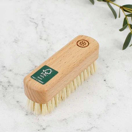 Small nail brush wooden