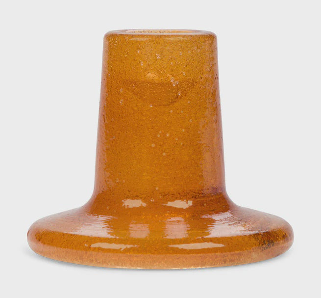 Coloured Glass Candle Holder