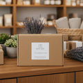box of 20 tealights on a counter in a shop