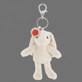 cream bunny bag charm