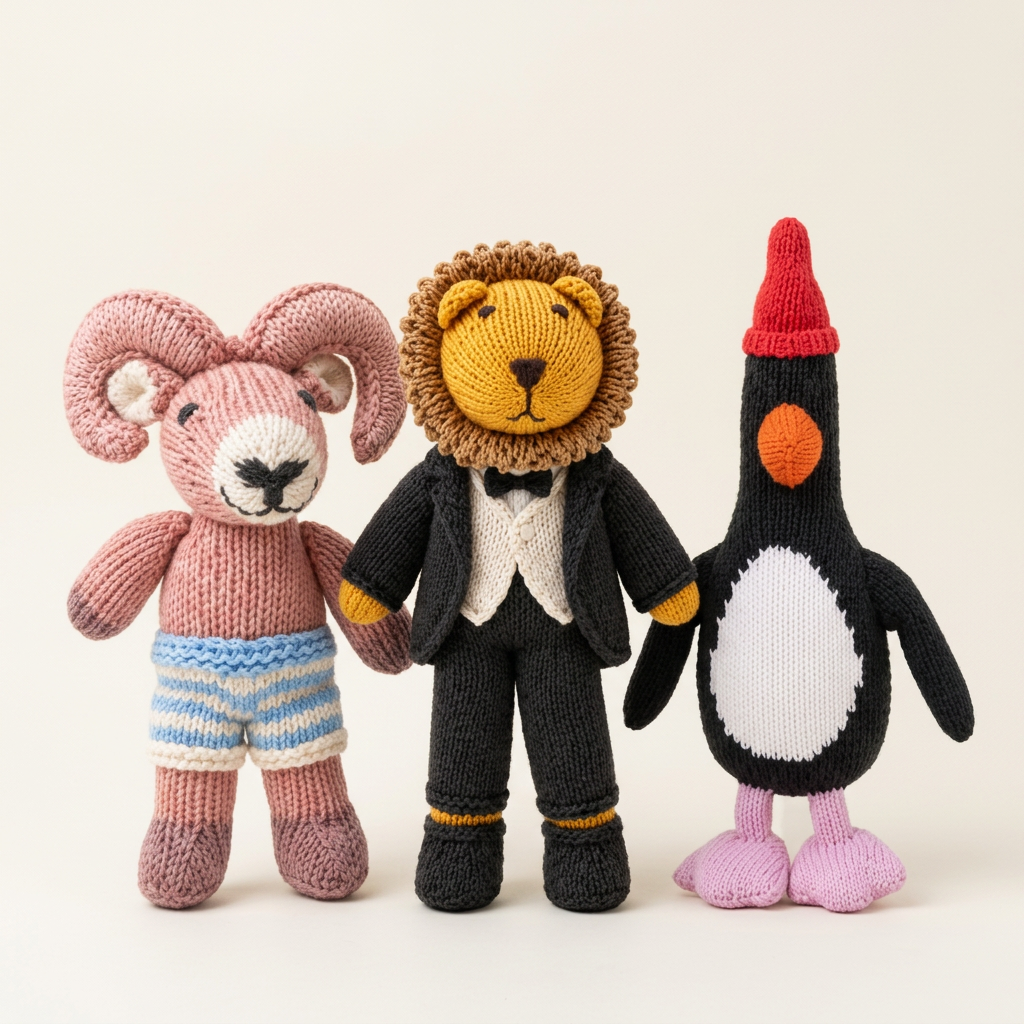 Knitted Animals - Large