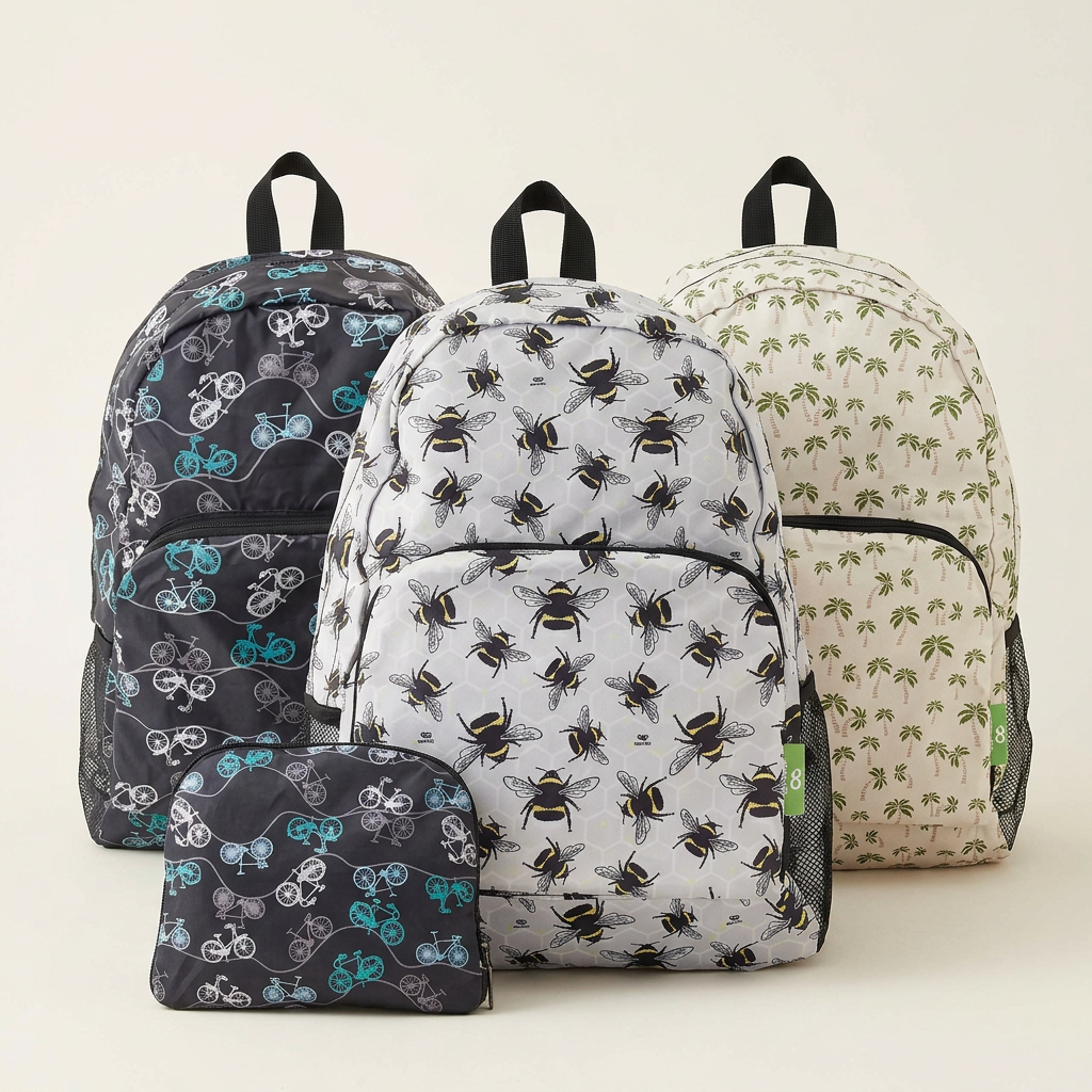 Recycled Foldable Backpack