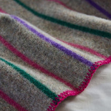 Recycled Wool Stripe Blanket