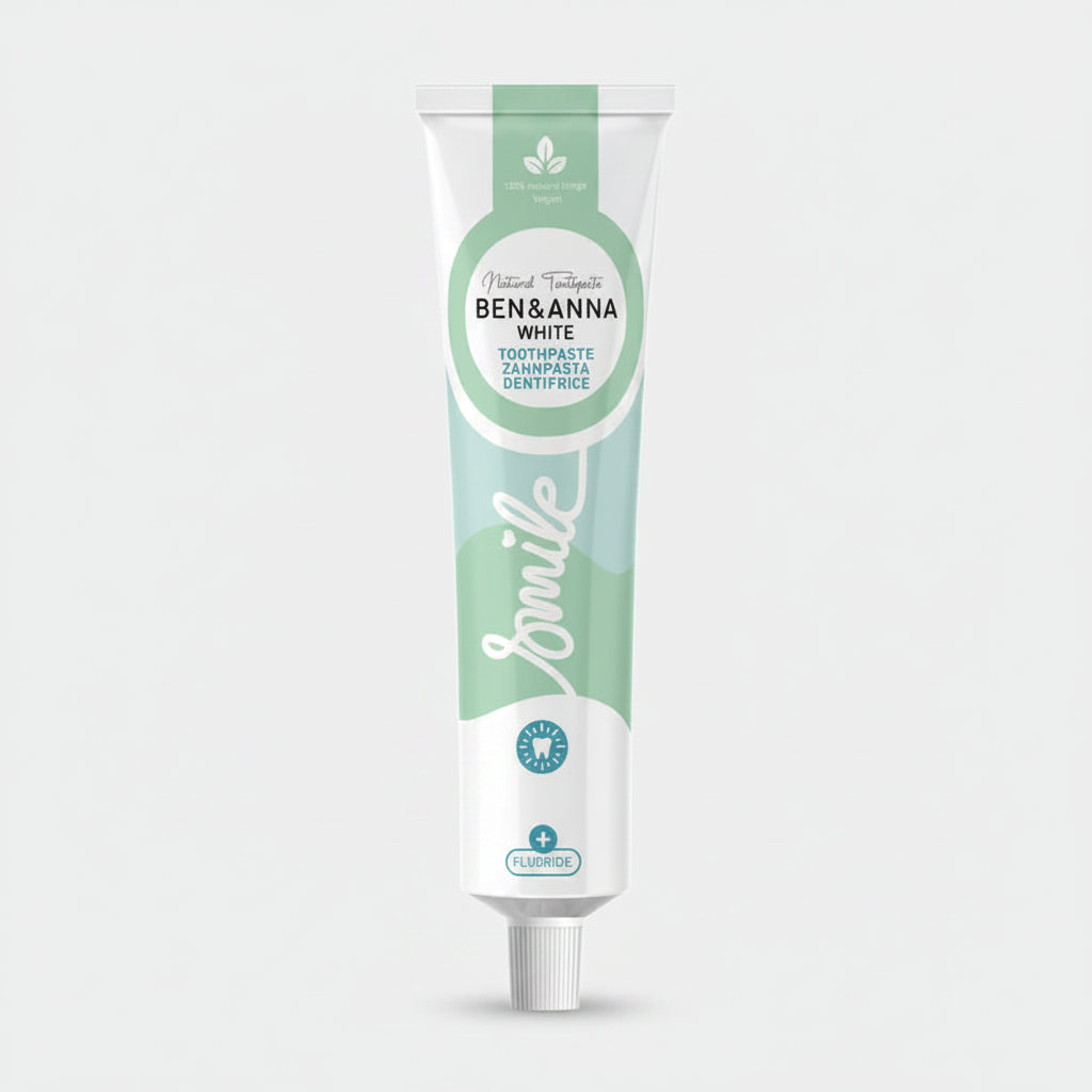 ben and anna toothpaste white natural with fluoride