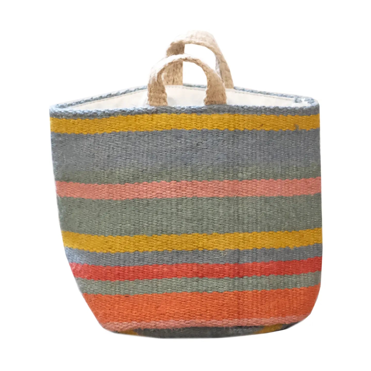 Jute Bag - Pastel Blue