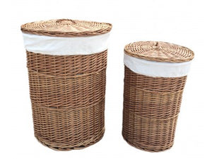 Laundry Basket - Round Willow