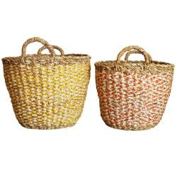 Seagrass Basket With Handles
