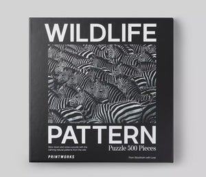 Wildlife Pattern Zebra Puzzle