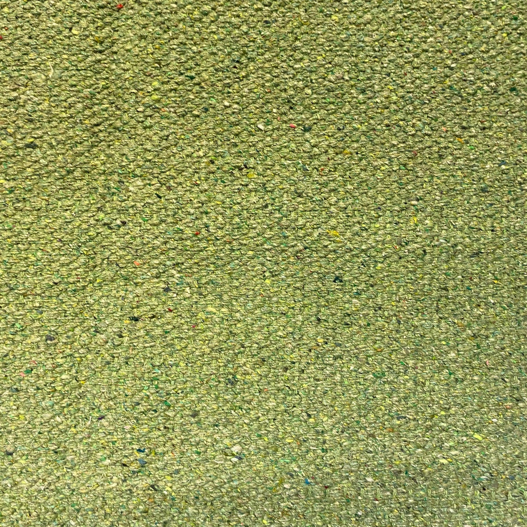 lime colour detail from cotton rug