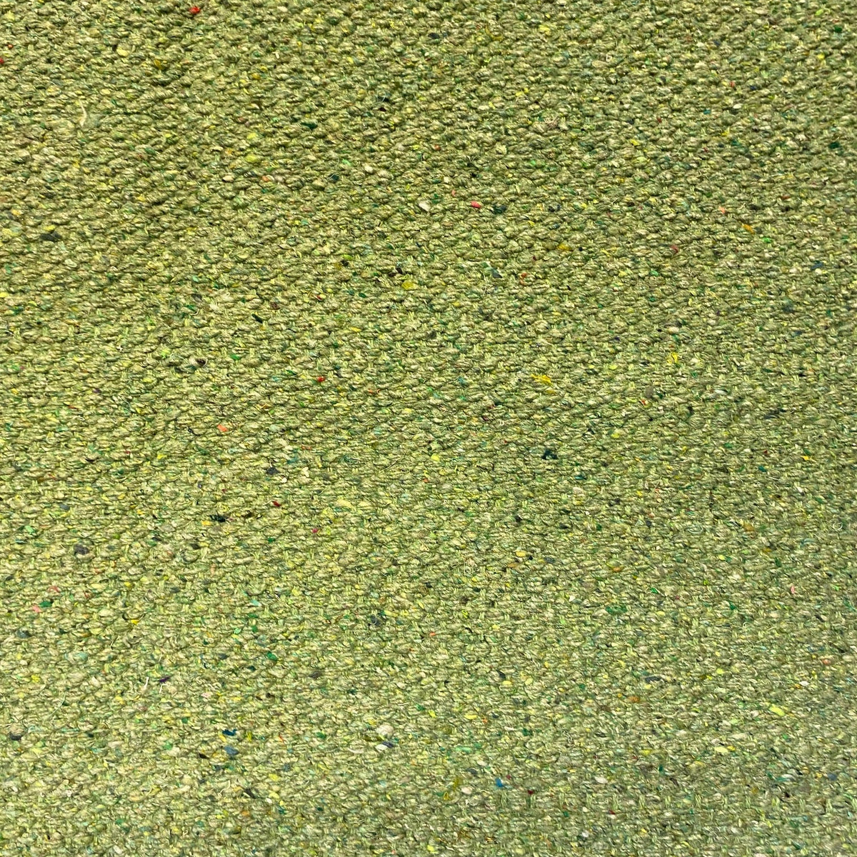 lime colour detail from cotton rug