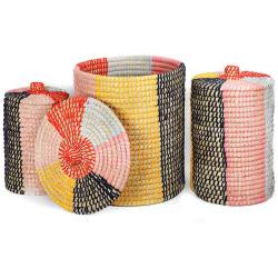 Laundry Basket - Vertical Stripe