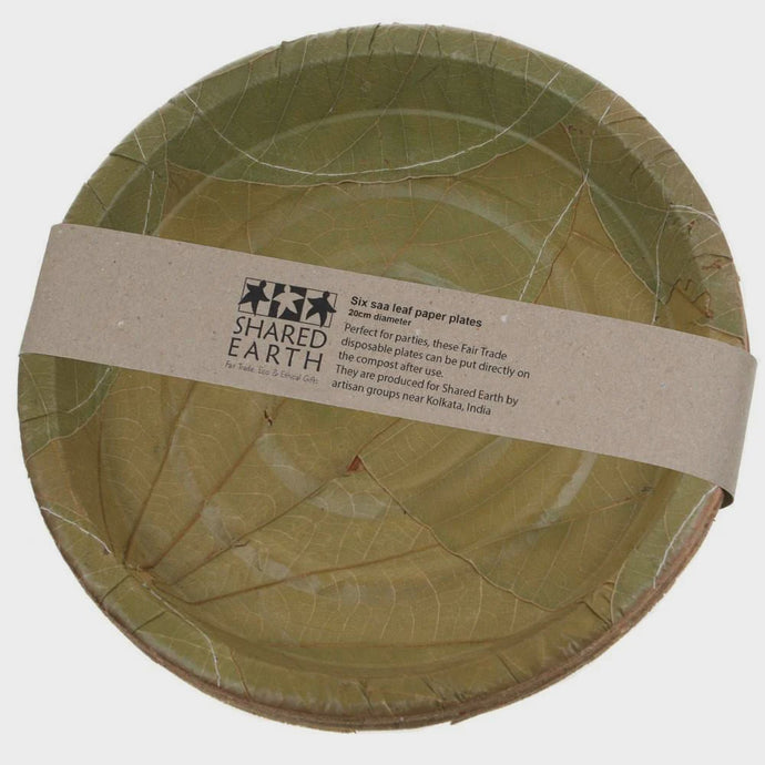 Saa Leaf Plate - 20cm