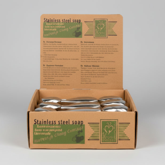 box of stainless steel soaps