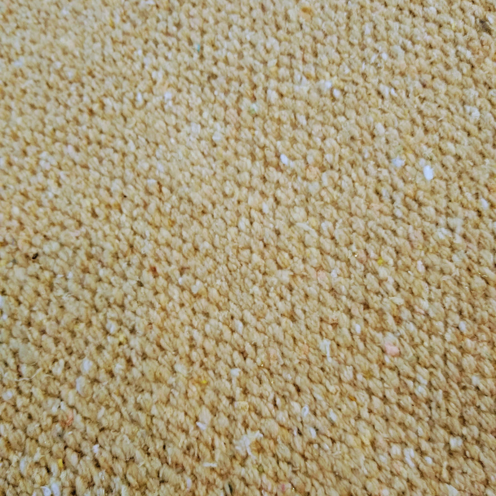 Close-up of buttercup textured rug