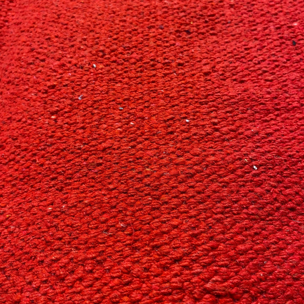 Close-up of cherry textured rug