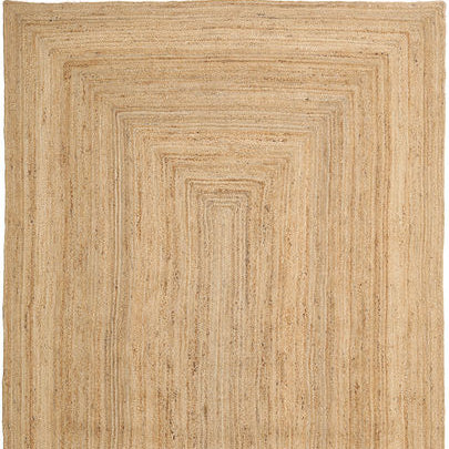 natural jute rug detail
