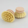 two dish brush heads