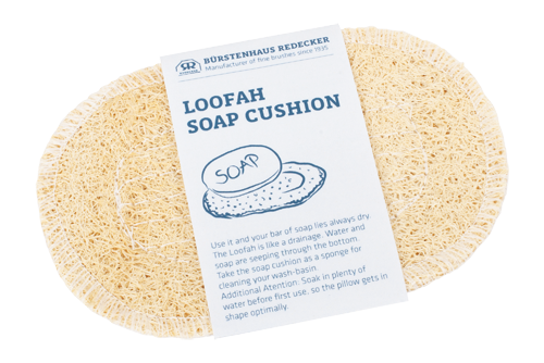 Loofah soap dish