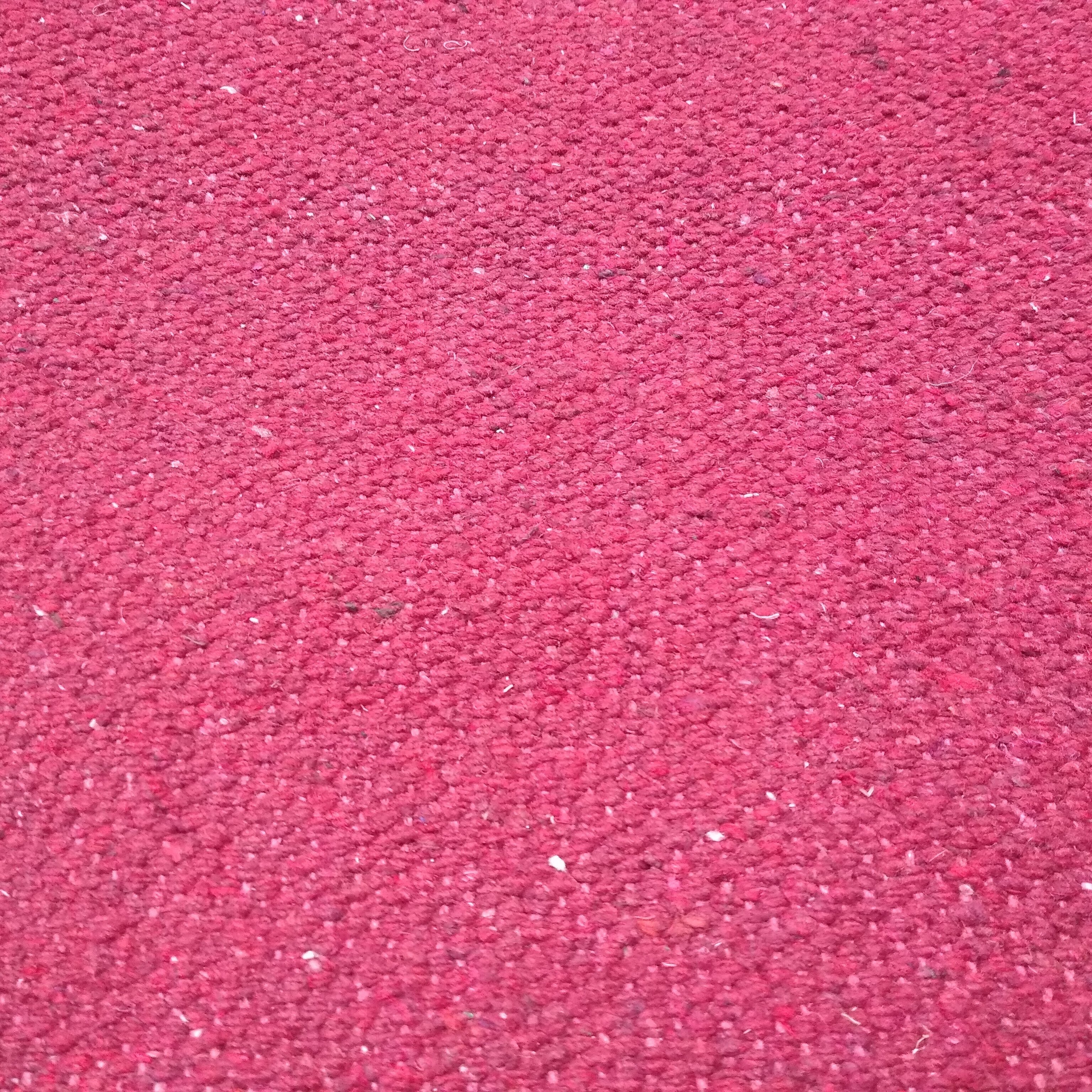 magenta pink - cotton rug