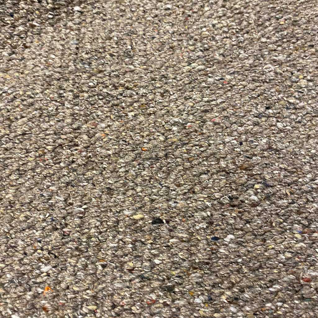 mid brown detail from cotton rug