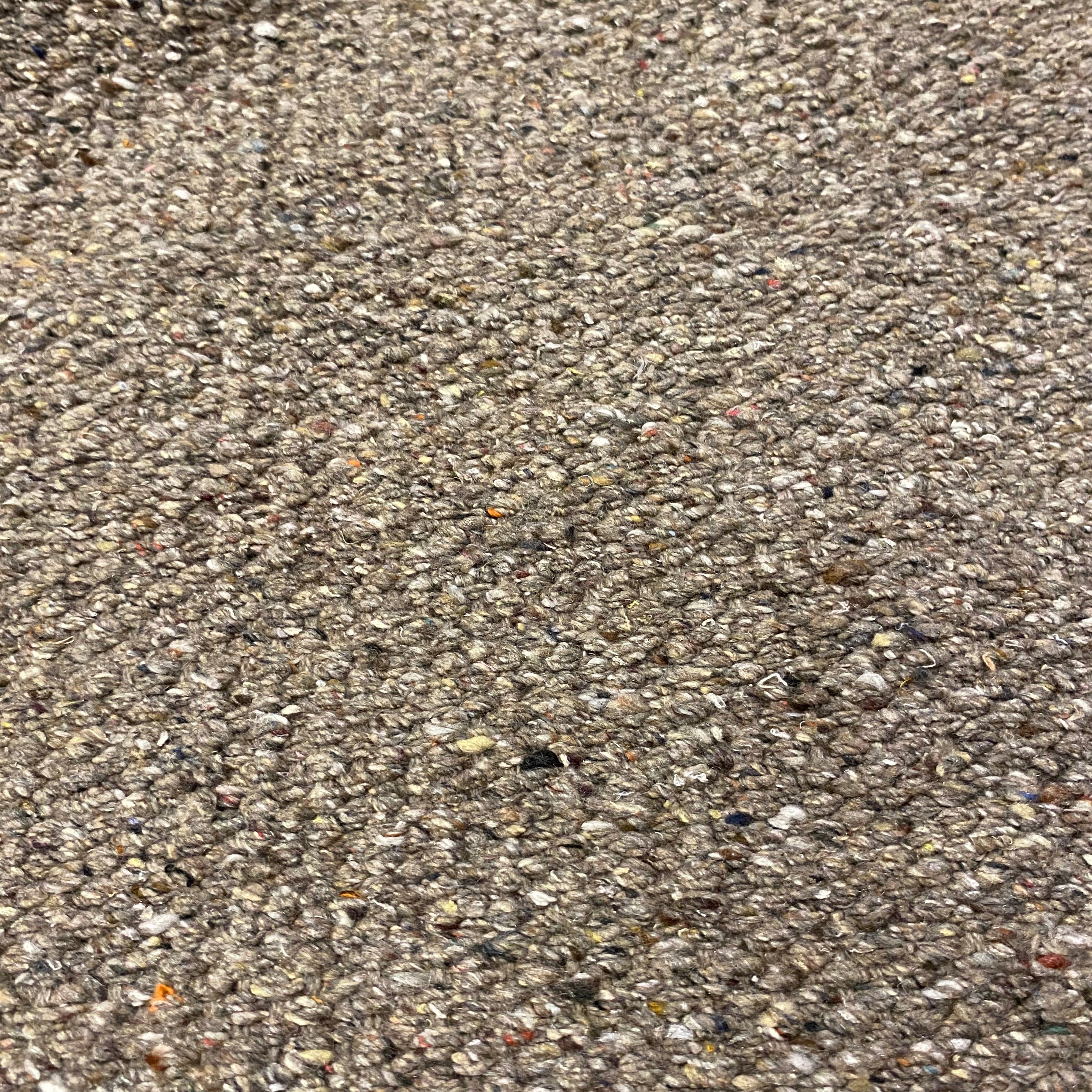 mid brown detail from cotton rug