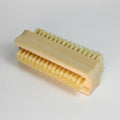 double sided nail brush sisal bristle