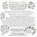 details of no 3 shampoo soap bar