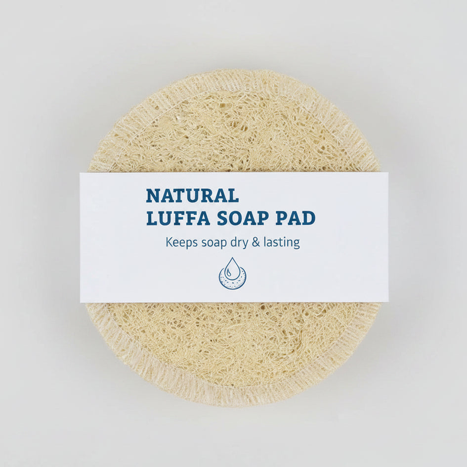 round loofah pad for soap