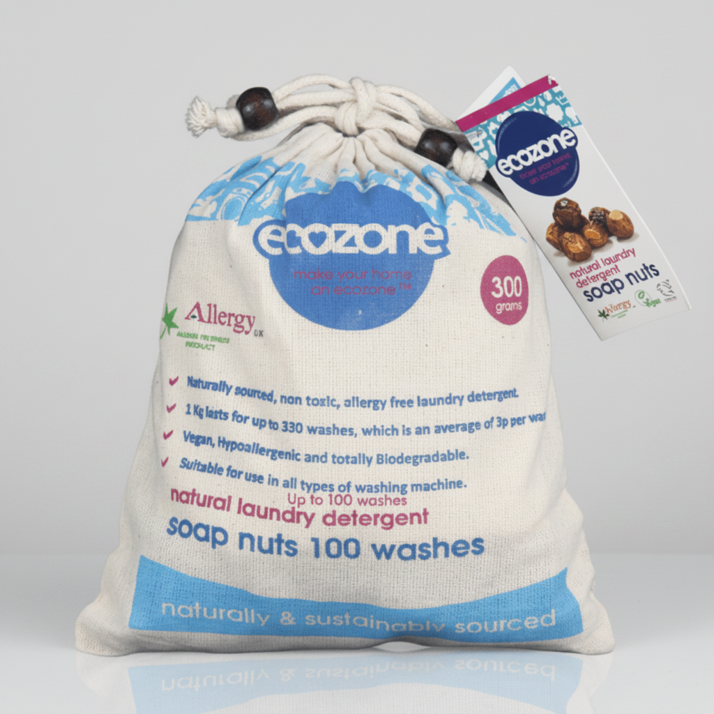 cotton bag of soap nuts 300g